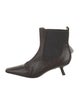 Brunello Cucinelli Leather Studded Accents Chelsea Boots