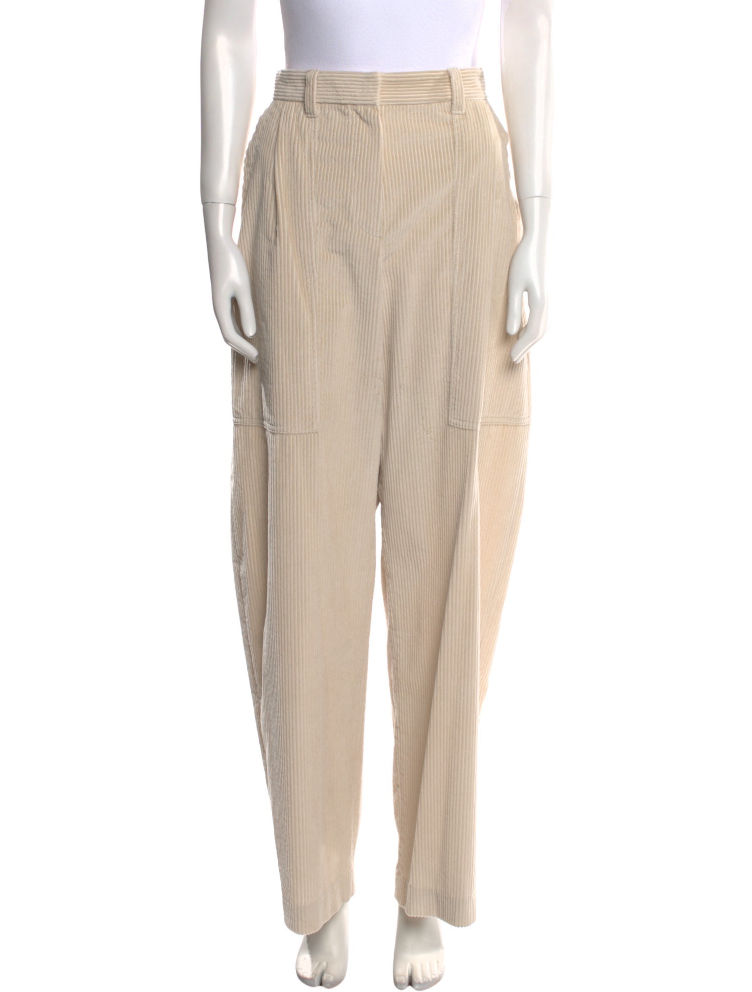 Brunello Cucinelli Striped Wide Leg Pants