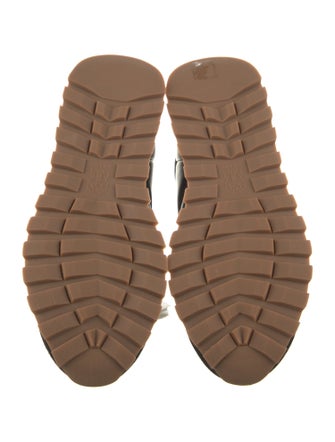 Brunello Cucinelli Leather Studded Accents Sneakers