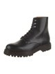 Brunello Cucinelli Leather Combat Boots