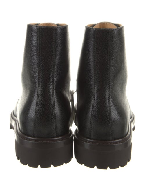 Brunello Cucinelli Leather Combat Boots