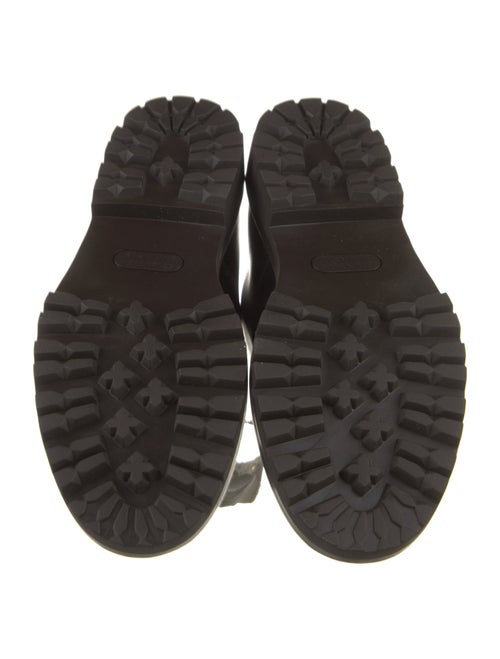 Brunello Cucinelli Leather Combat Boots