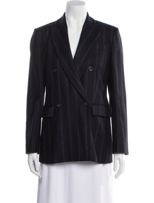 Brunello Cucinelli Virgin Wool Striped Blazer