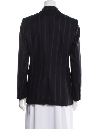 Brunello Cucinelli Virgin Wool Striped Blazer