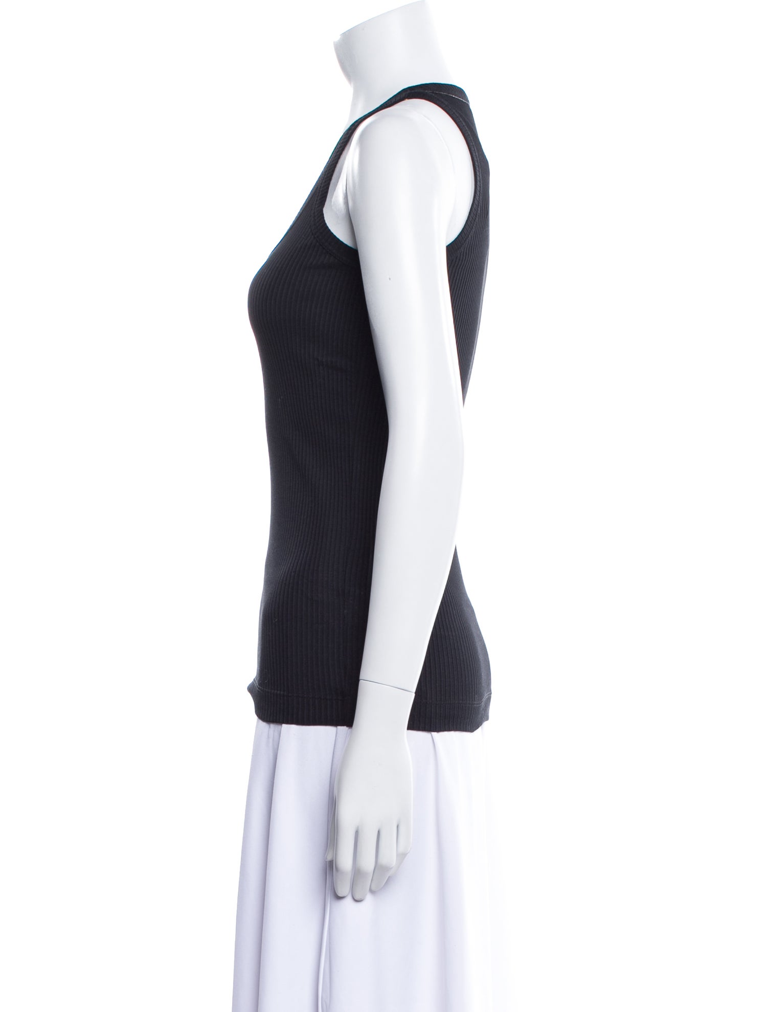 Brunello Cucinelli Scoop Neck Sleeveless Top
