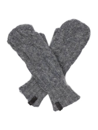 Brunello Cucinelli Wool Knit Mittens