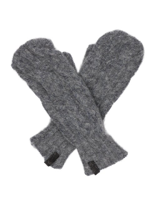 Brunello Cucinelli Wool Knit Mittens