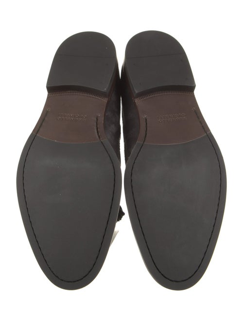 Brunello Cucinelli Suede Whipstitch Trim Loafers