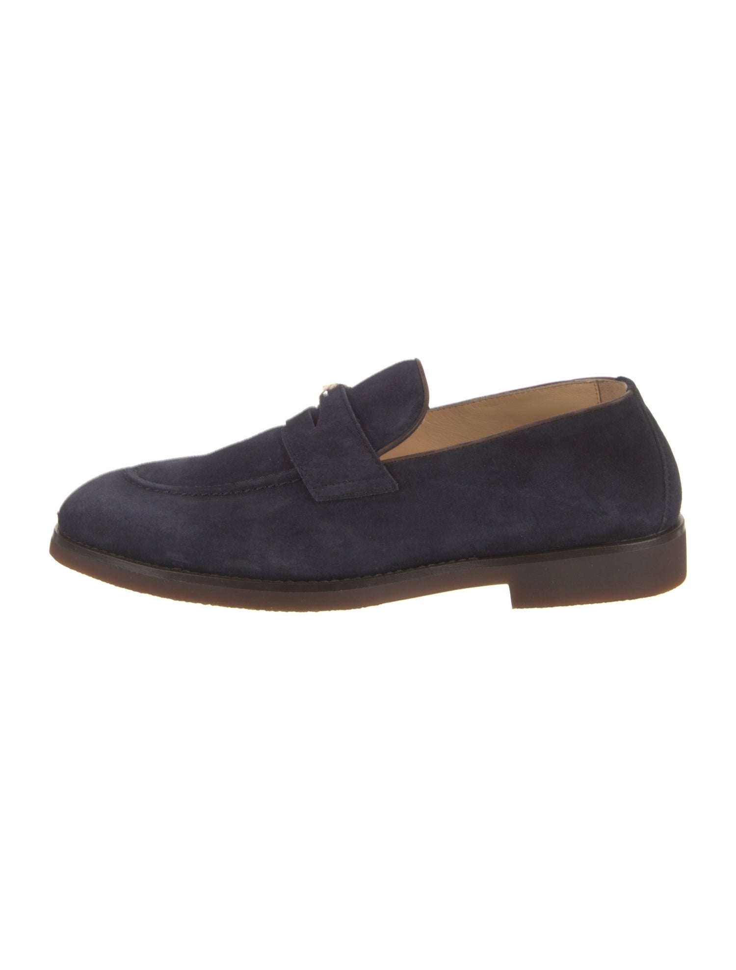 Brunello Cucinelli Suede Dress Loafers