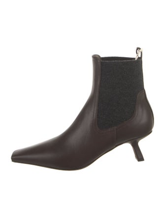 Brunello Cucinelli Leather Chelsea Boots