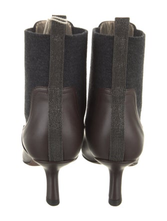 Brunello Cucinelli Leather Chelsea Boots