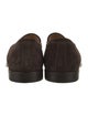 Brunello Cucinelli Suede Leather Trim Embellishment Loafers