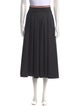 Brunello Cucinelli Virgin Wool Midi Length Skirt