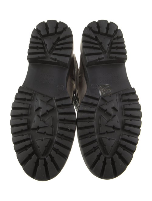 Brunello Cucinelli Suede Studded Accents Moto Boots