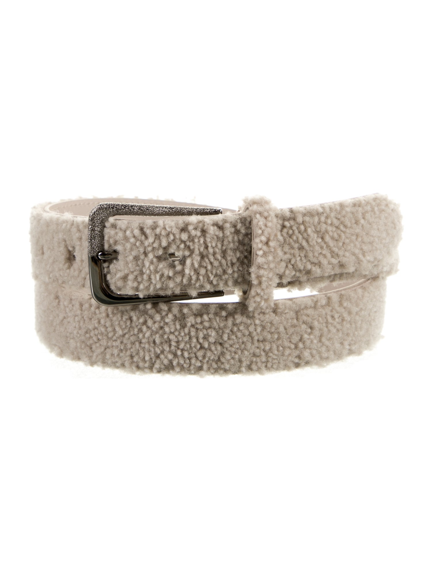 Brunello Cucinelli Shearling Belt