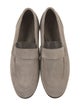 Brunello Cucinelli Suede Studded Accents Loafers