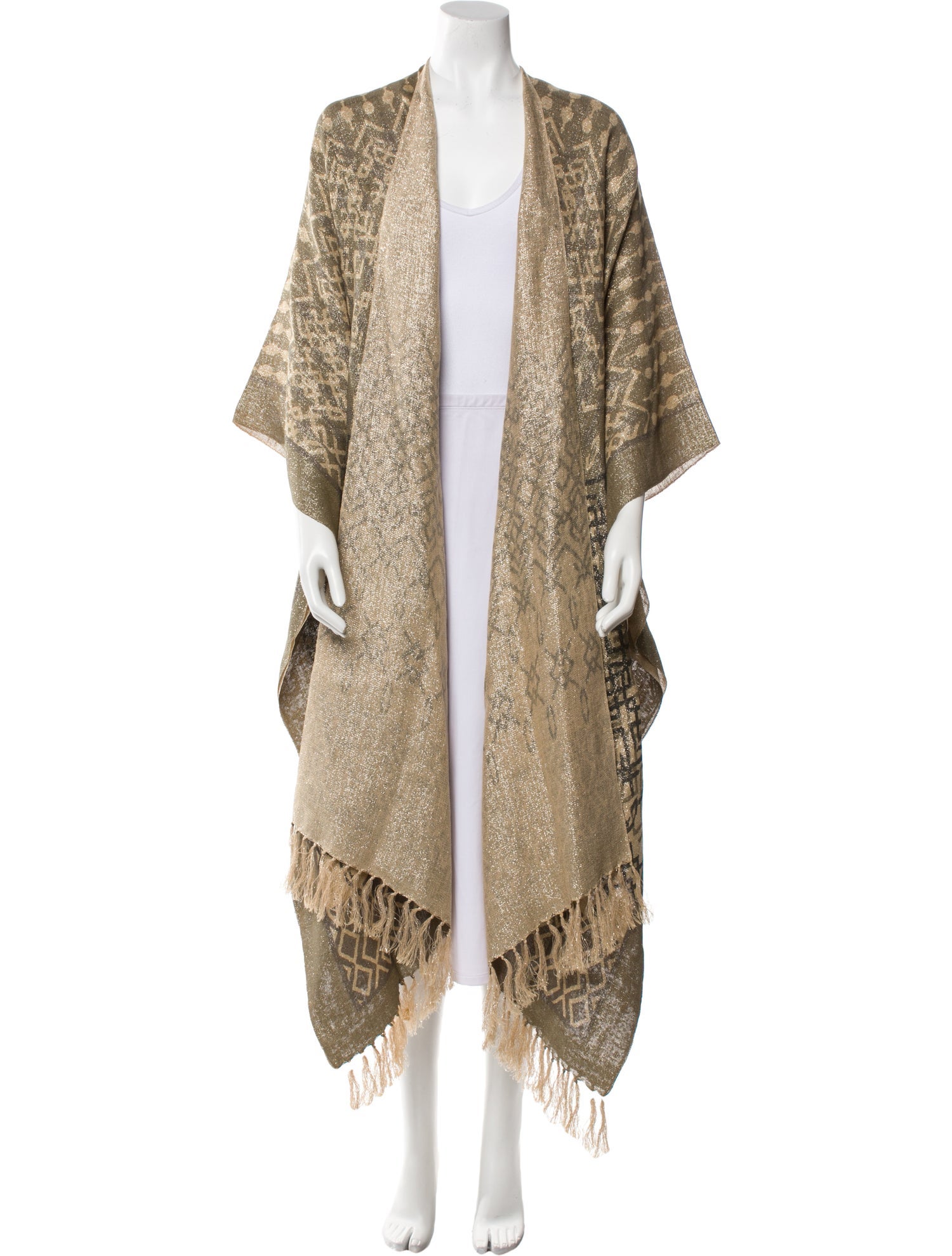 Brunello Cucinelli Alpaca Printed Coat