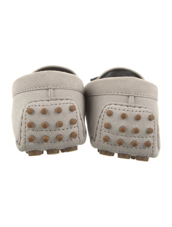 Brunello Cucinelli Suede Bow Accents Loafers