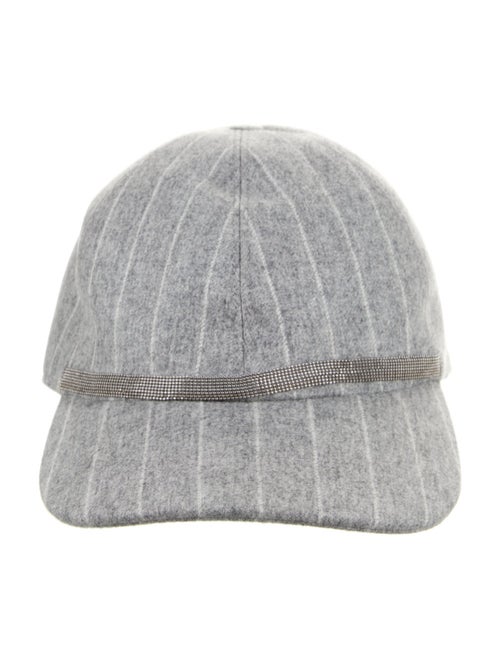 Brunello Cucinelli Patterned Virgin Wool Baseball Hat