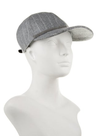 Brunello Cucinelli Patterned Virgin Wool Baseball Hat