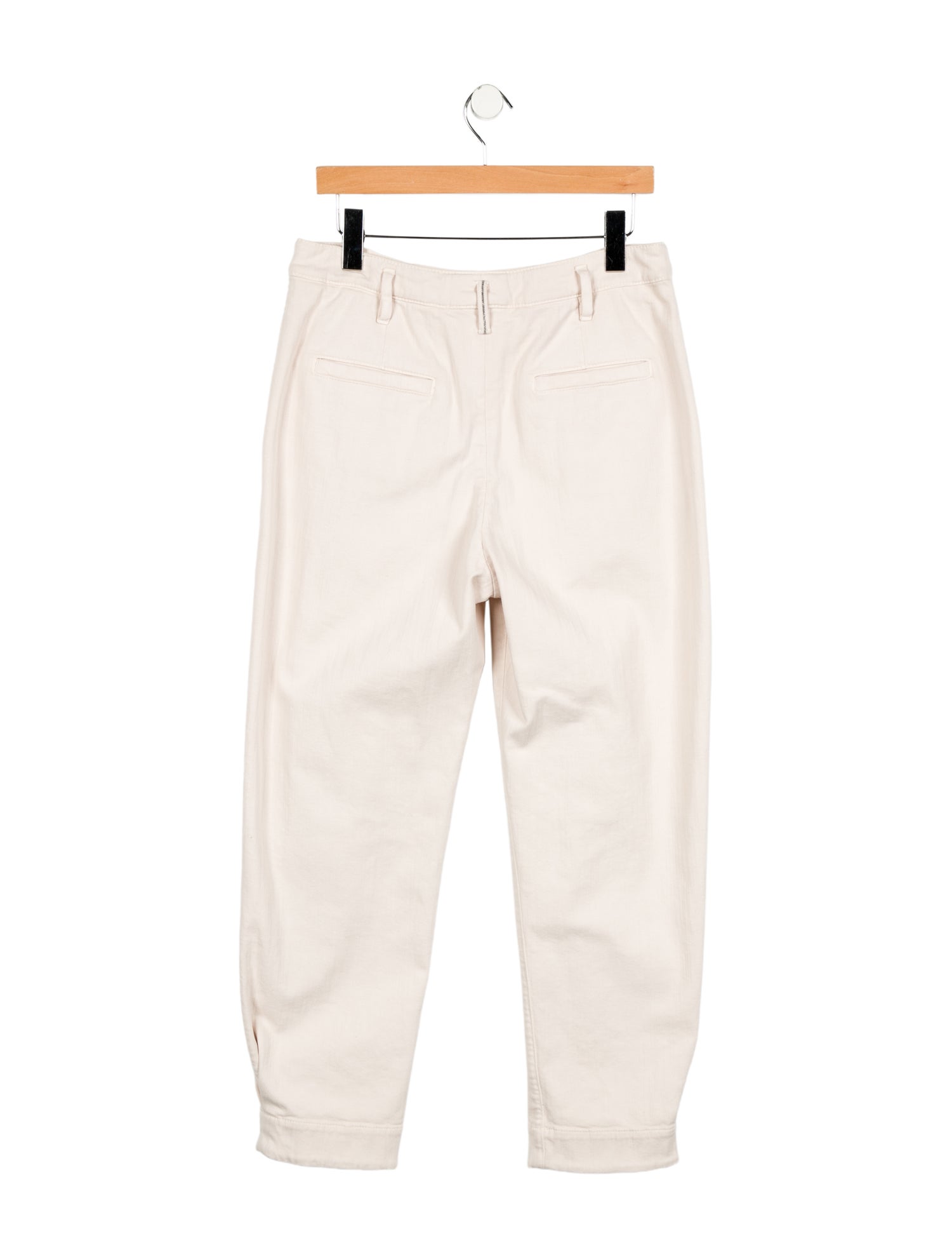 Brunello Cucinelli High-Rise Straight Leg Jeans