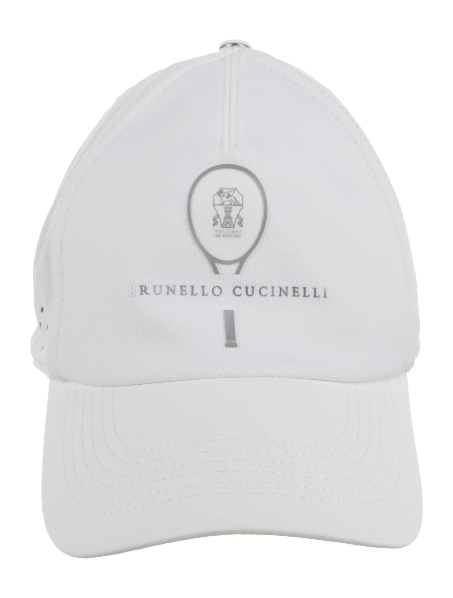 Brunello Cucinelli Printed Laser-Cut Baseball Hat