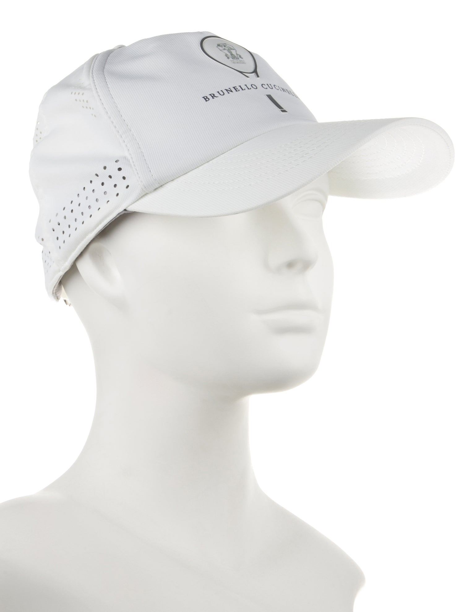 Brunello Cucinelli Printed Laser-Cut Baseball Hat