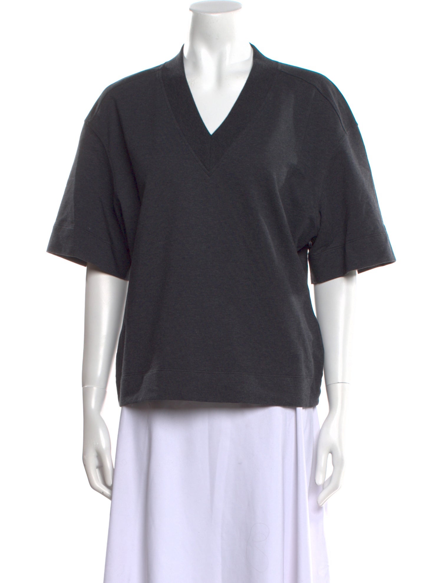 Brunello Cucinelli V-Neck Short Sleeve T-Shirt