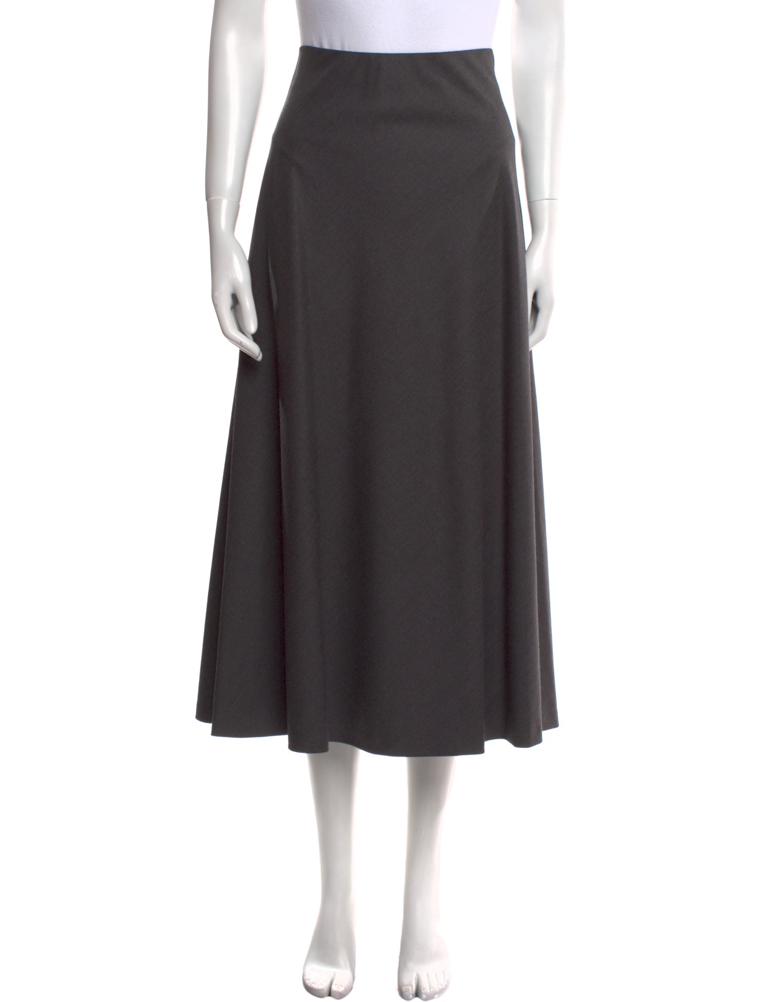Brunello Cucinelli Virgin Wool Midi Length Skirt