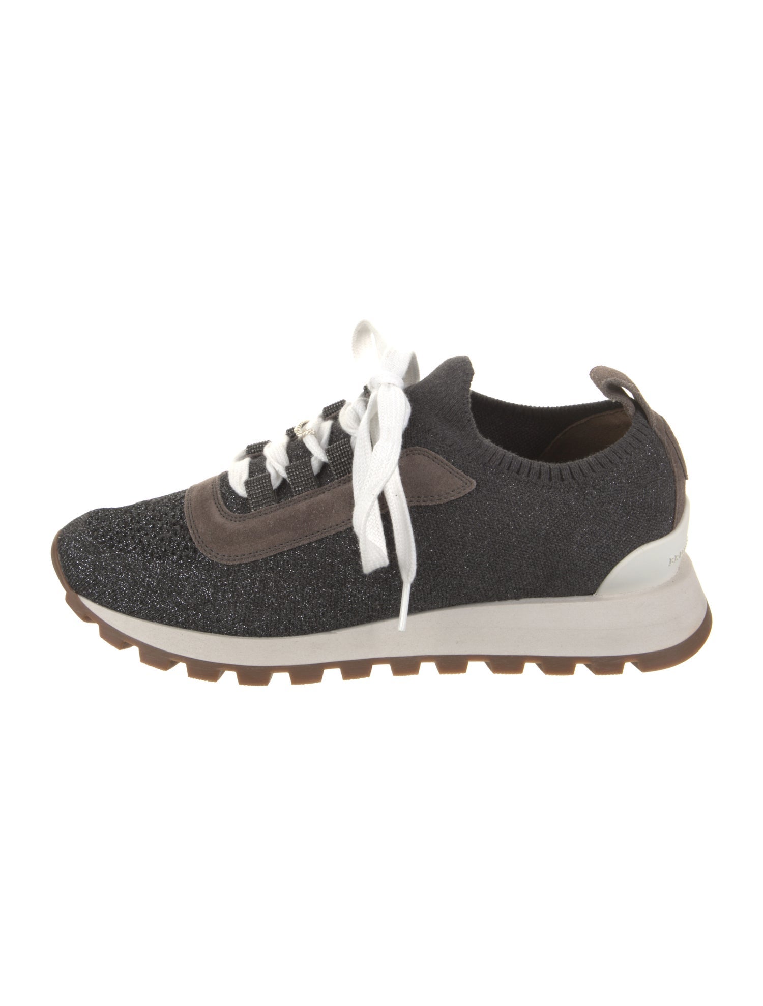 Brunello Cucinelli Nylon Studded Accents Athletic Sneakers