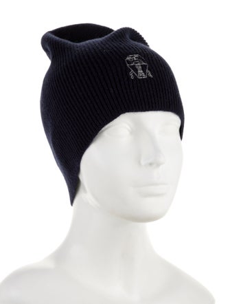 Brunello Cucinelli Embroidered Cashmere Beanie
