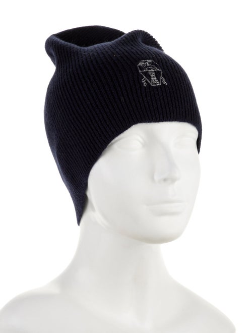 Brunello Cucinelli Embroidered Cashmere Beanie