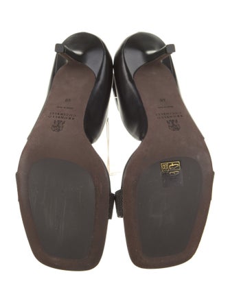 Brunello Cucinelli Leather Printed Sandals