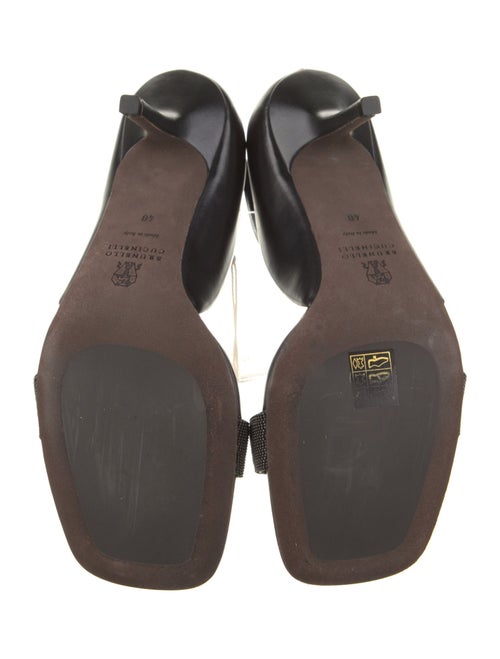 Brunello Cucinelli Leather Printed Sandals
