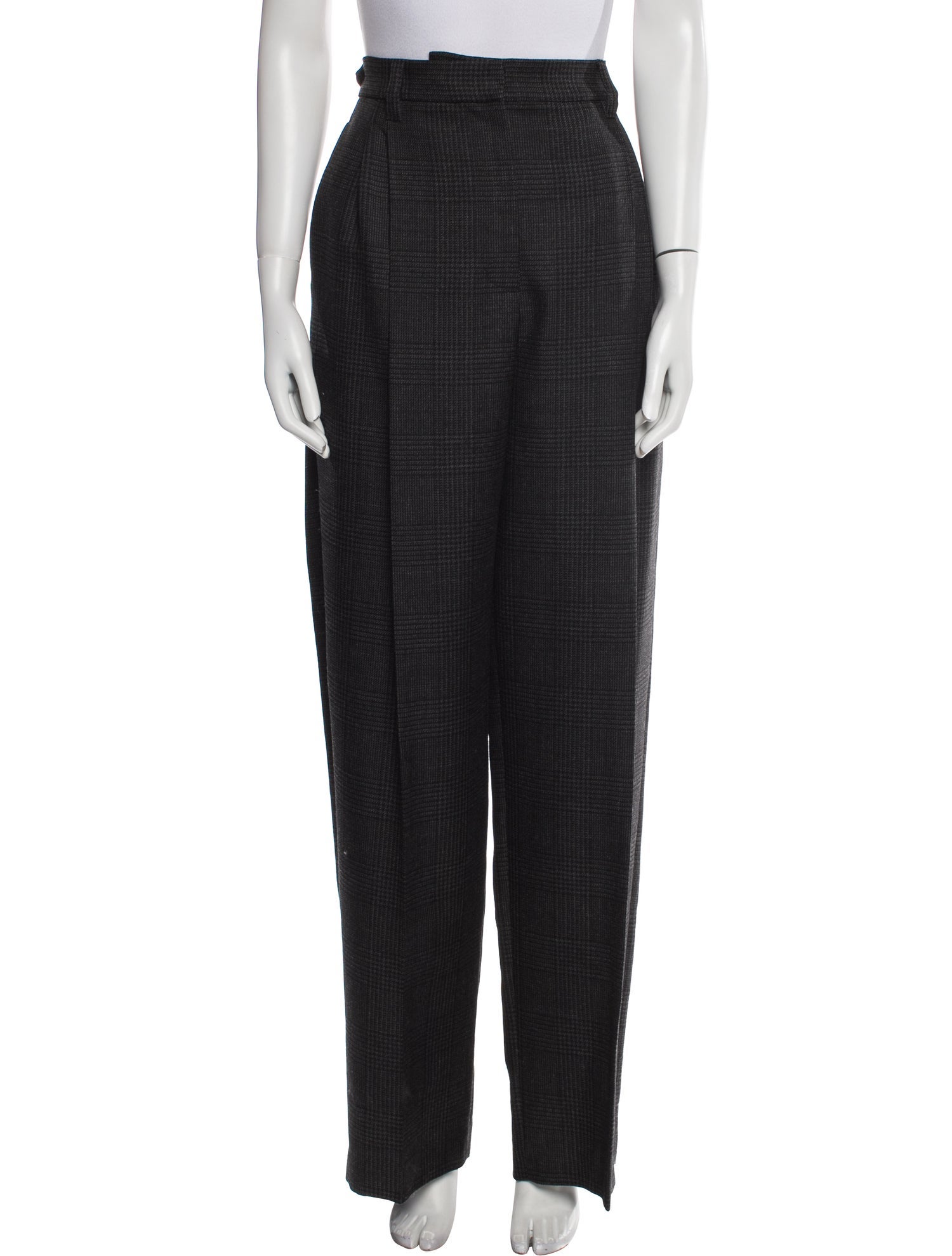 Brunello Cucinelli Virgin Wool Wide Leg Pants