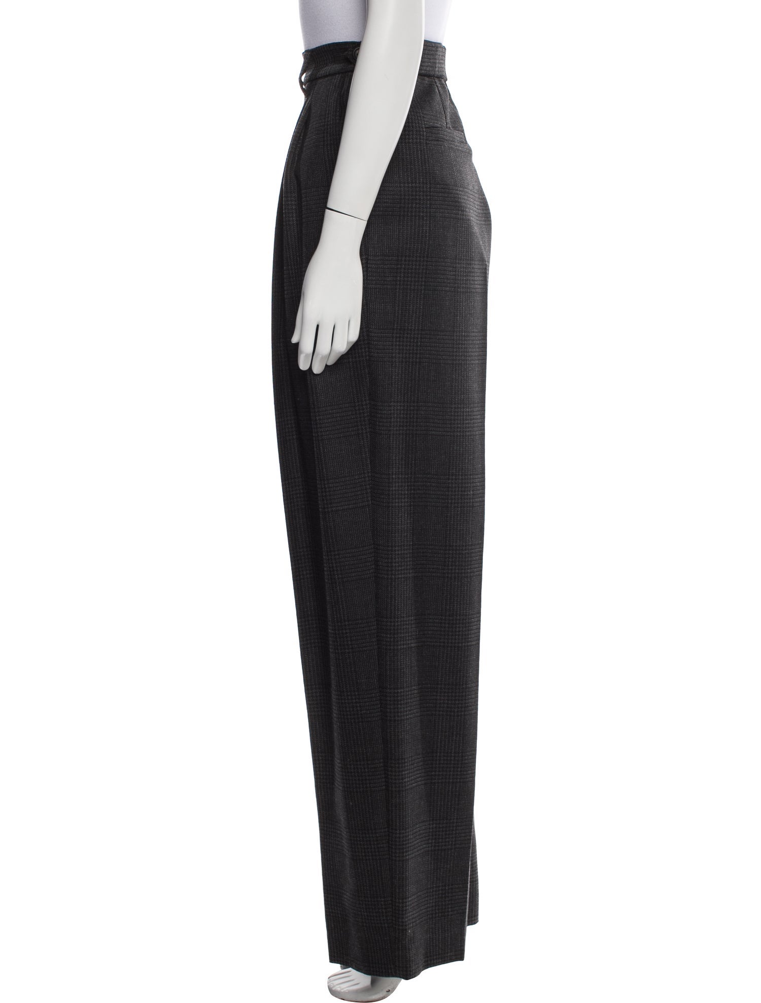 Brunello Cucinelli Virgin Wool Wide Leg Pants