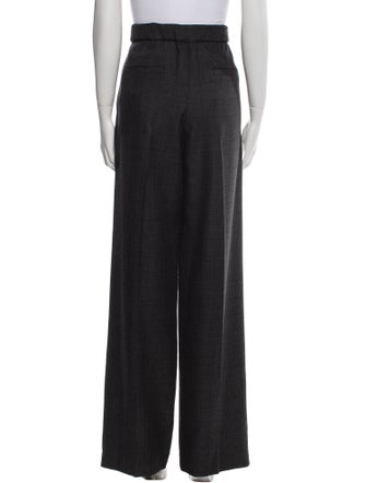Brunello Cucinelli Virgin Wool Wide Leg Pants