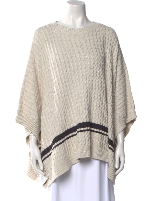 Brunello Cucinelli Striped Bateau Neckline Sweater