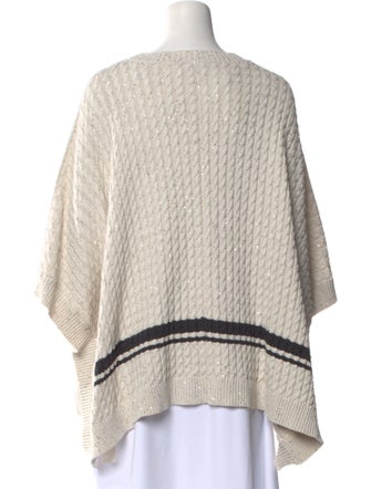 Brunello Cucinelli Striped Bateau Neckline Sweater