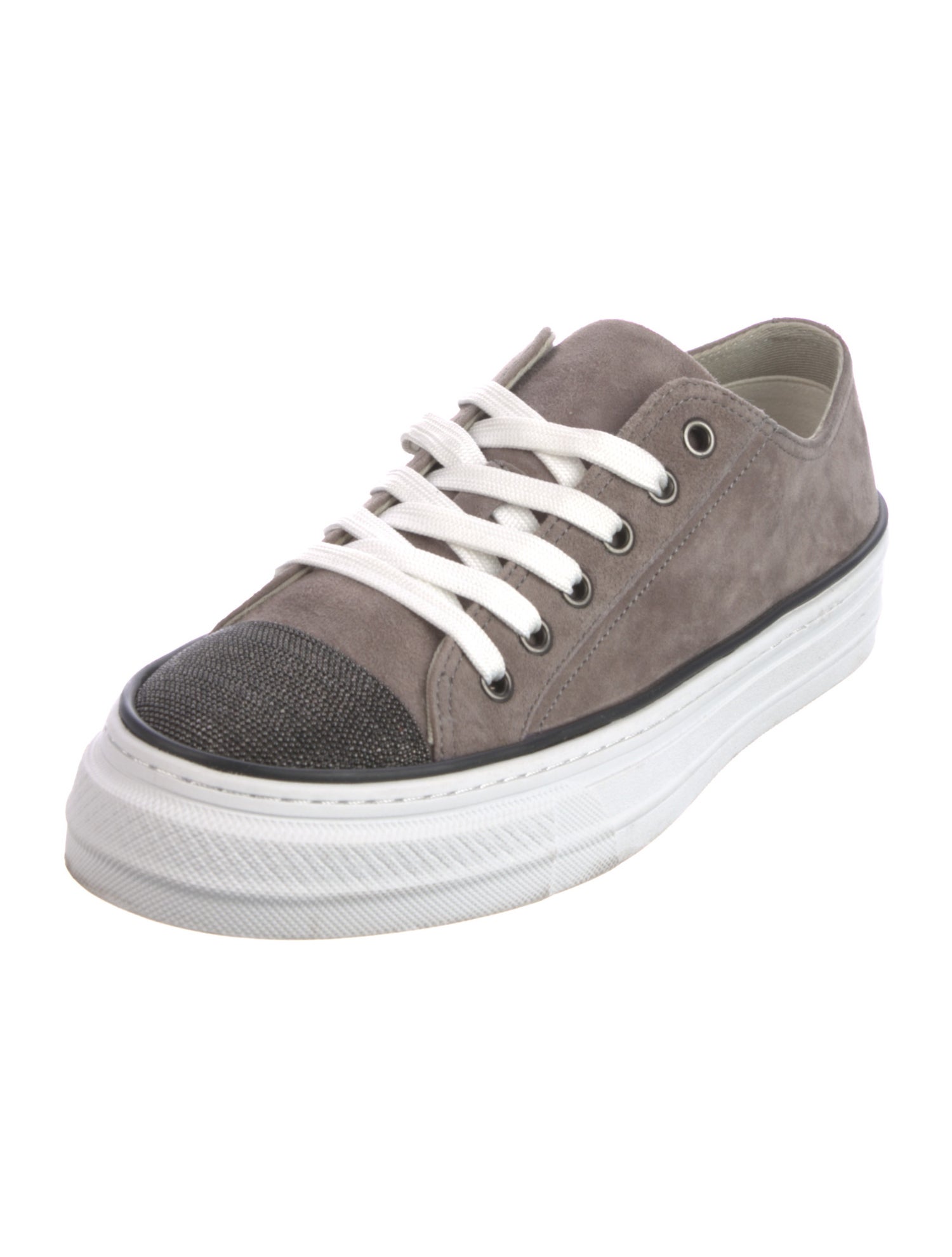 Brunello Cucinelli Monili Suede Sneakers