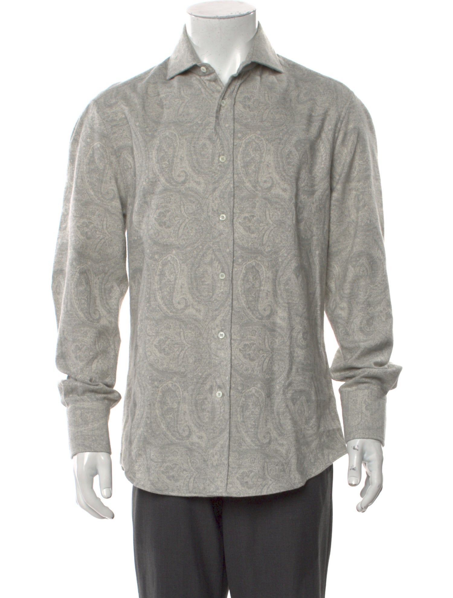 Brunello Cucinelli Printed Long Sleeve Shirt w/ Tags