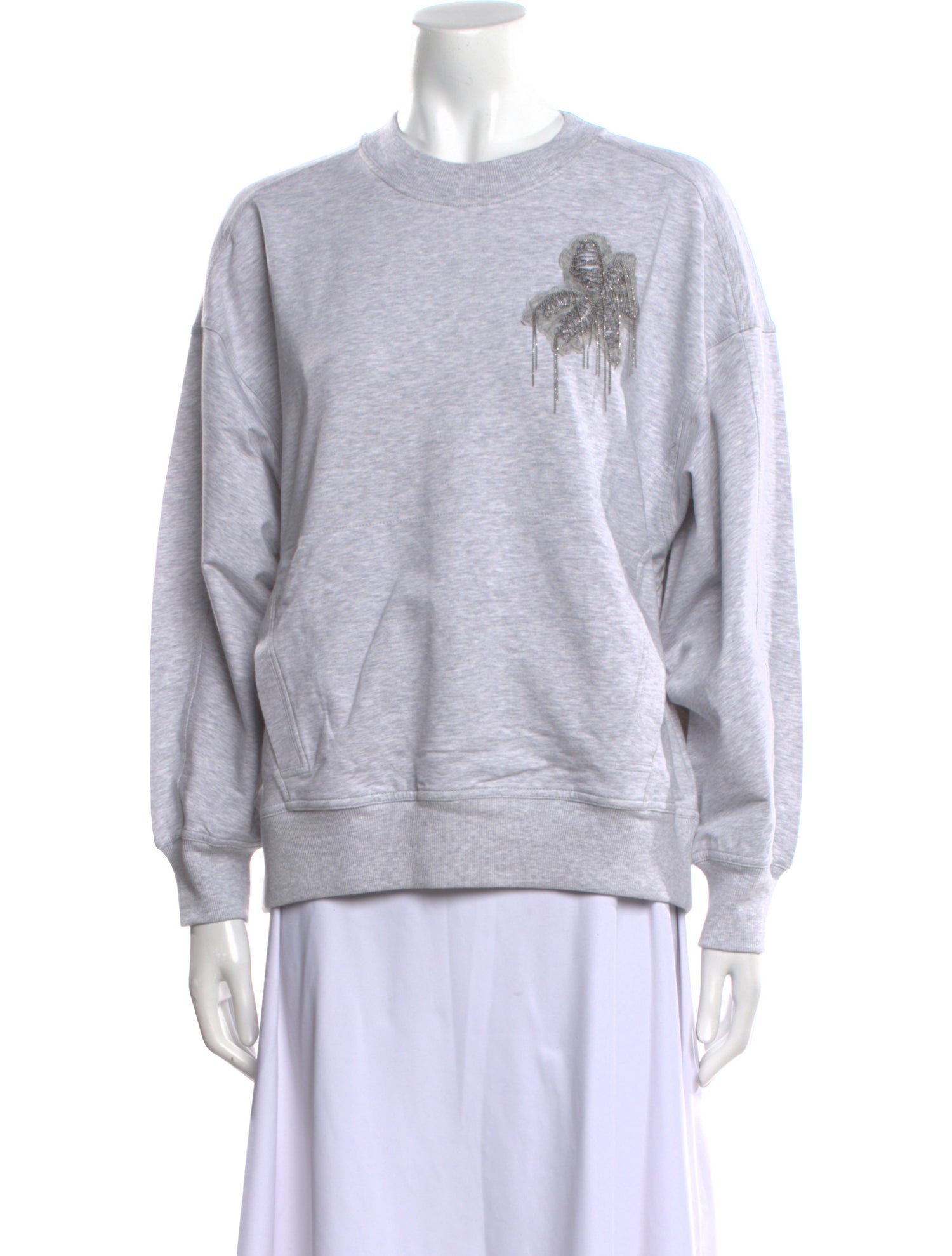 Brunello Cucinelli Crew Neck Long Sleeve Sweatshirt