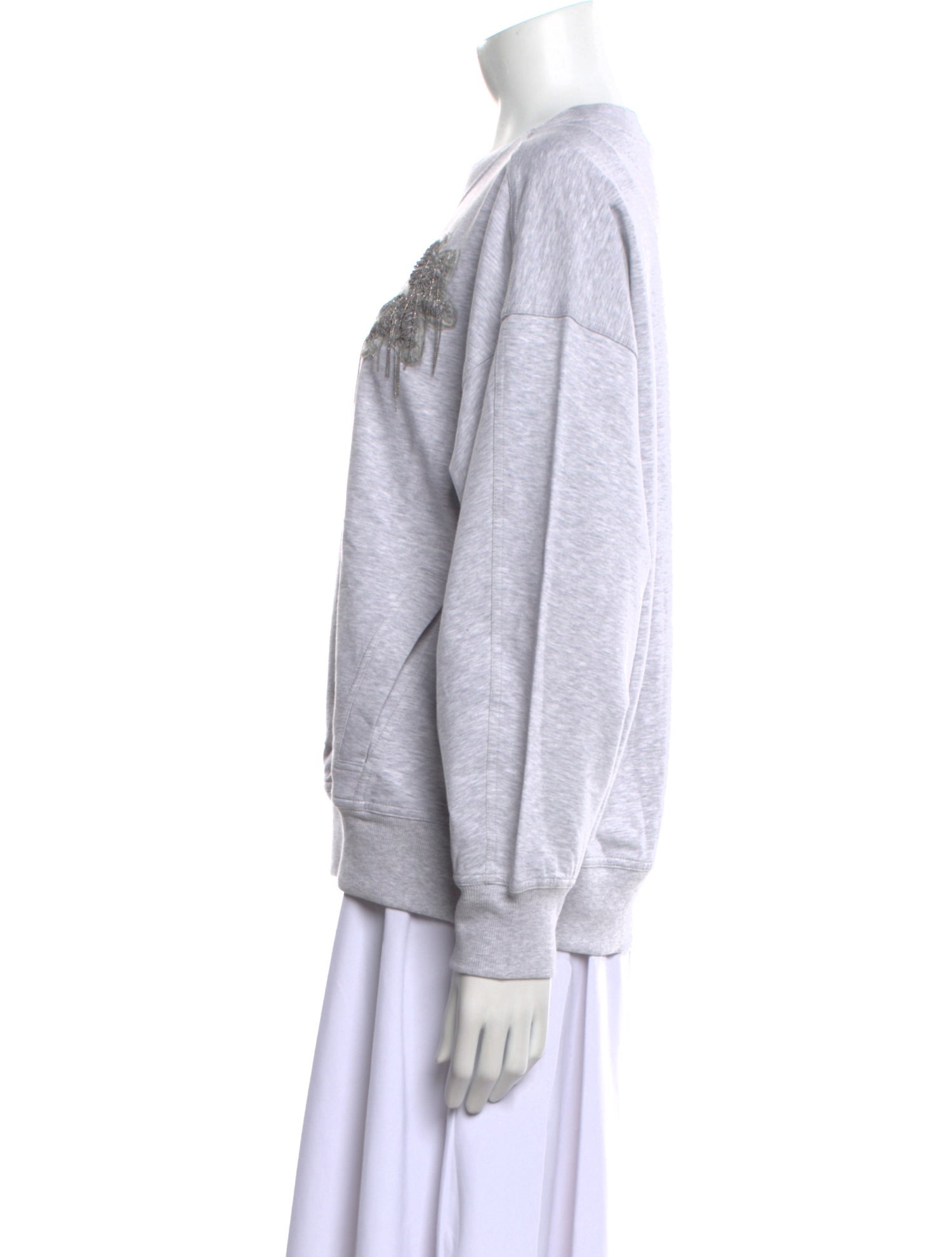 Brunello Cucinelli Crew Neck Long Sleeve Sweatshirt