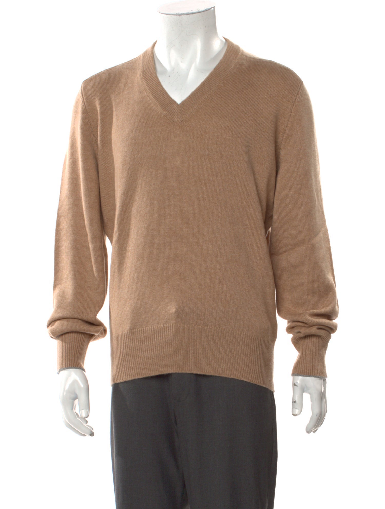 Brunello Cucinelli V-Neck Long Sleeve Pullover