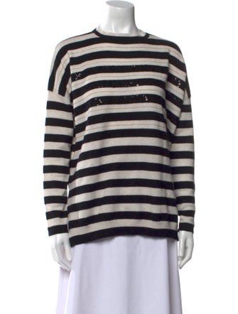 Brunello Cucinelli Cashmere Striped Sweater