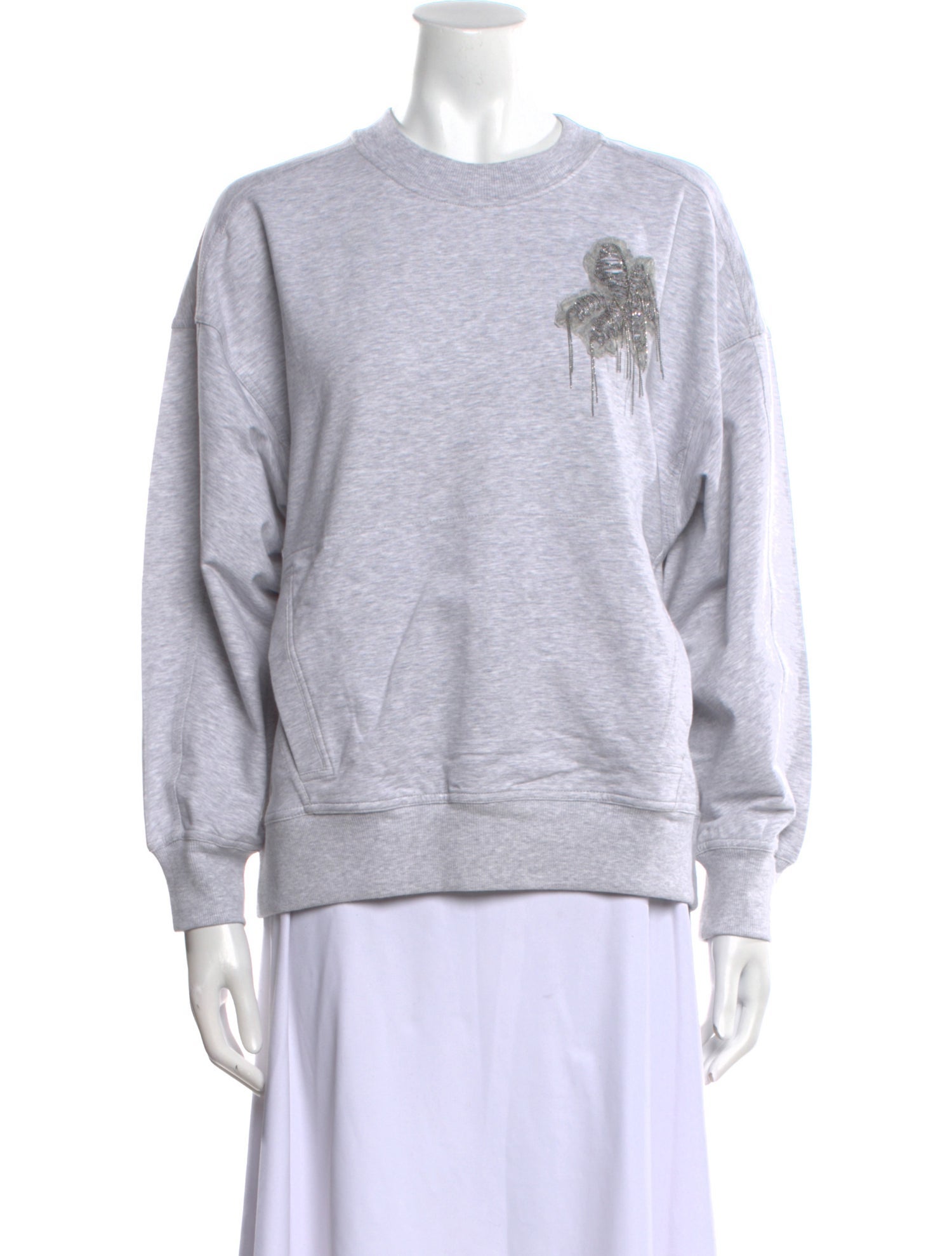 Brunello Cucinelli Crew Neck Long Sleeve Sweatshirt