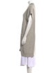 Brunello Cucinelli Virgin Wool Open Front Sweater