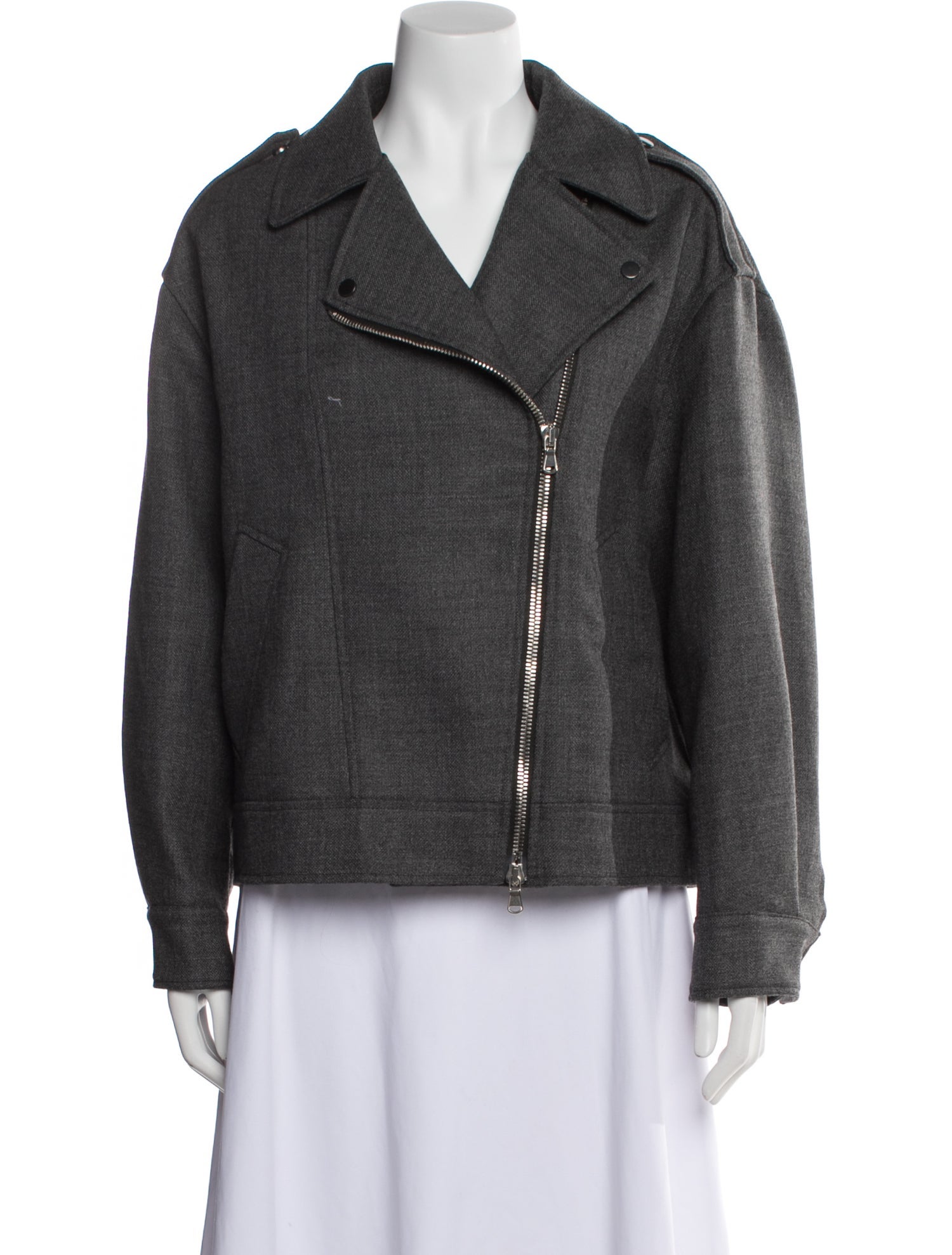 Brunello Cucinelli Virgin Wool Biker Jacket