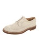 Brunello Cucinelli Suede Leather Trim Embellishment Brogues