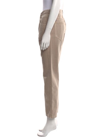 Brunello Cucinelli High-Rise Straight Leg Jeans